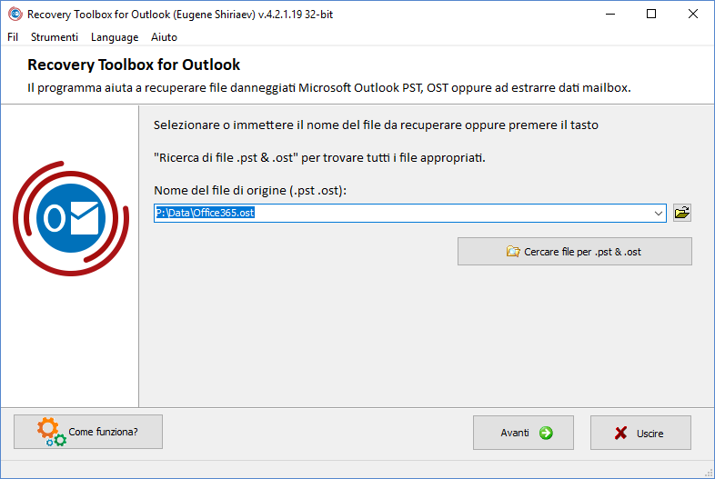 correzione outlook