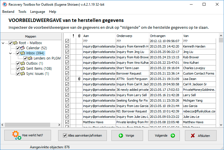 microsoft outlook herstelprogramma download