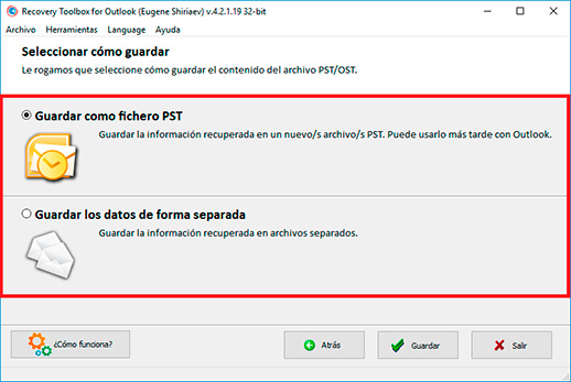 herramienta outlook fix