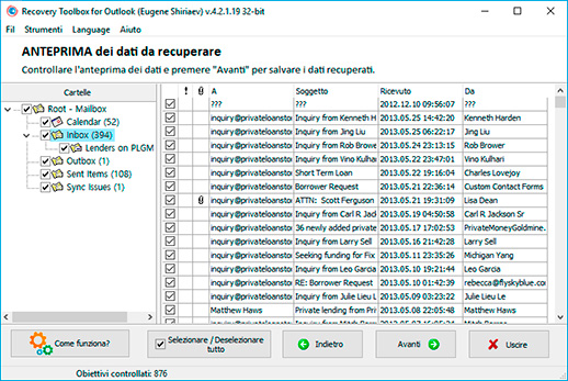 software di correzione di microsoft outlook