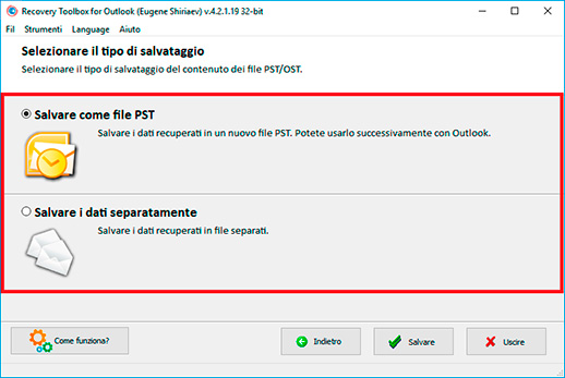 strumento di correzione outlook